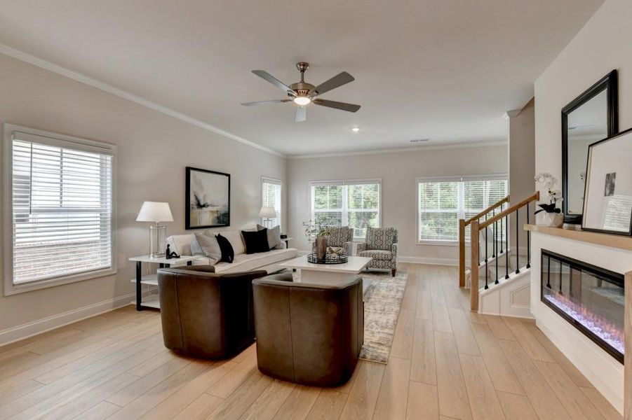 Furnished interior view inside a new home in Magnolia Grove, Mableton (Image 14).