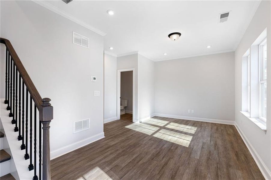 Spacious, unfurnished interior of a new home in Waverly at Buice Lake, Acworth (Image 14).