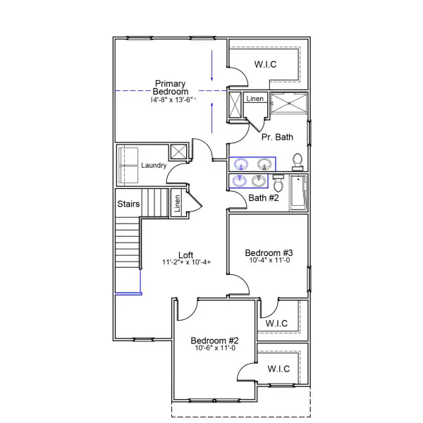 2D floor plan layout of this home in Mayfair Village, Spartanburg, SC (Image 3). 2D floor plan layout of this home in Mayfair Village, Spartanburg, SC (Image 3).