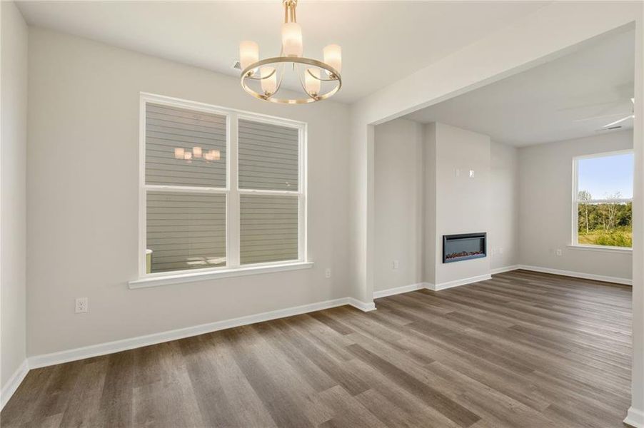 Spacious, unfurnished interior of a new home in The Brooke at Rivertown, South Fulton (Image 21).