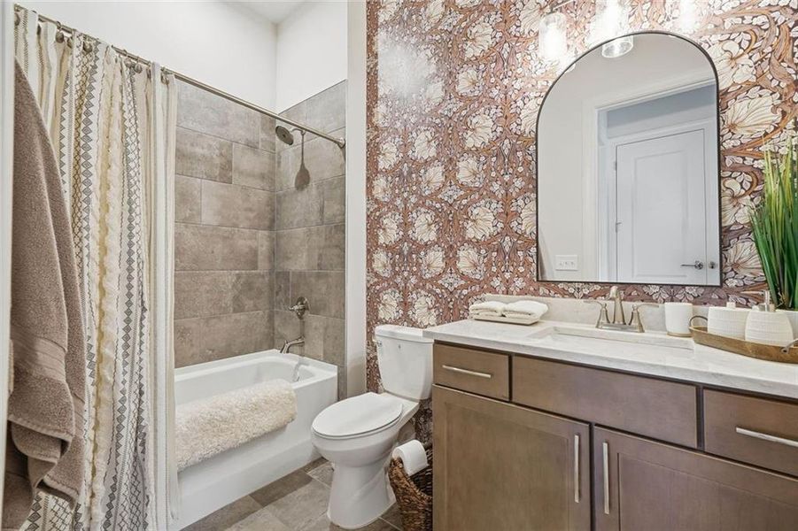 Furnished interior view inside a new home in , Ellijay (Image 11).