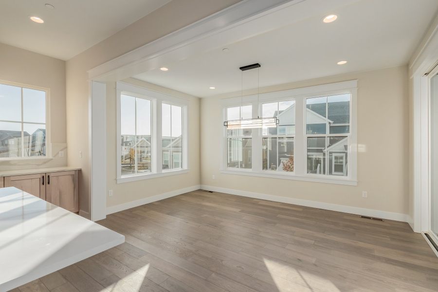 Representative unfurnished interior of a home built from the Luxe by Scott Felder Homes in Westerly, Erie (Image 18).