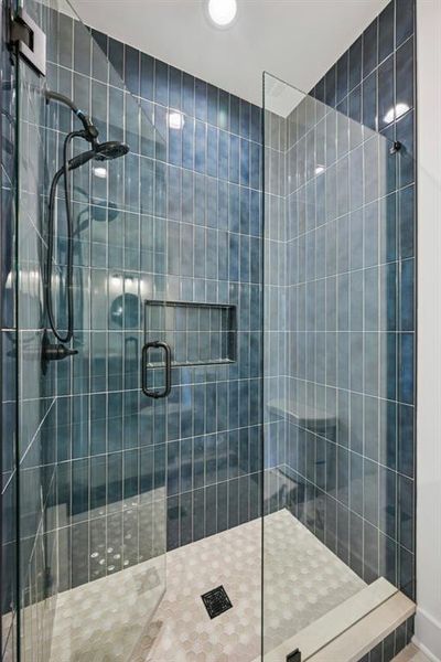 Close-up of interior finishes inside a home in , Atlanta (Image 17).