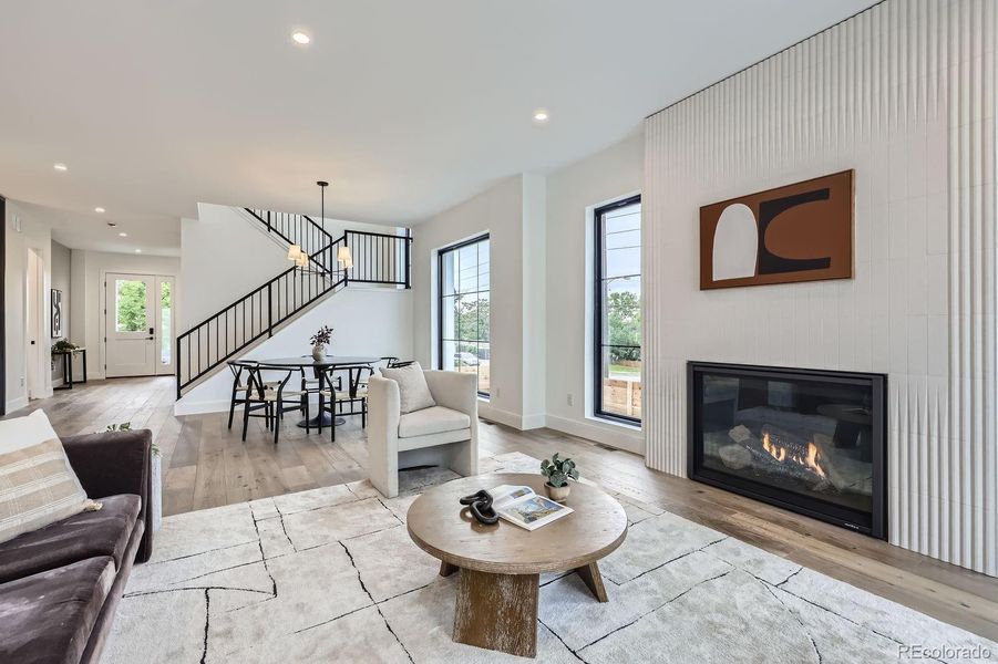 Furnished interior view inside a new home in , Wheat Ridge (Image 5).
