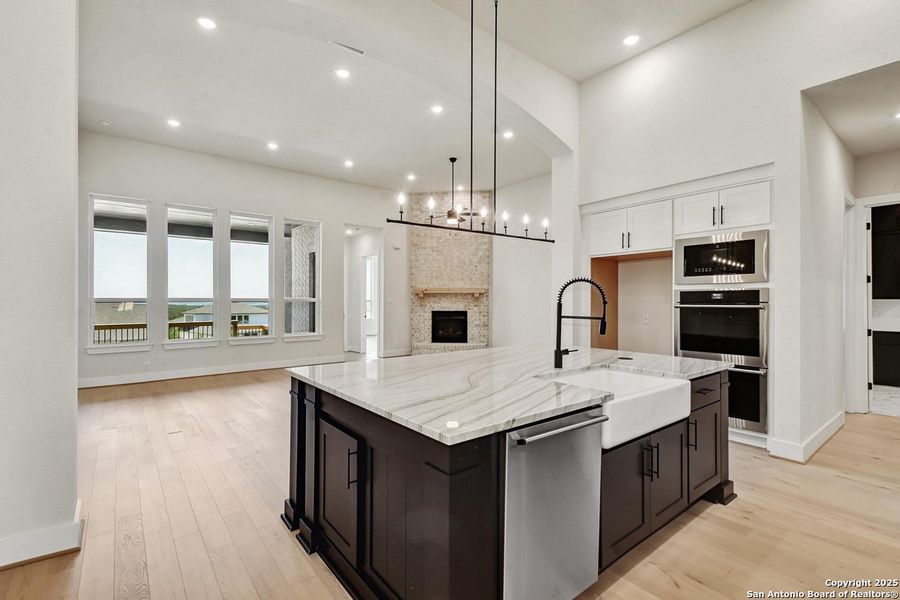 Furnished interior view inside a new home in Esperanza, Boerne (Image 11). Furnished interior view inside a new home in Esperanza, Boerne (Image 11).