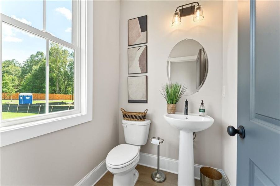 Furnished interior view inside a new home in Oak Valley Estates, Marietta (Image 3).