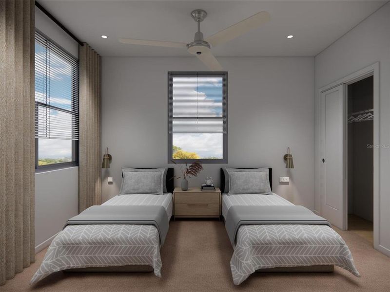 Furnished interior view inside a new home in , Davenport (Image 12).