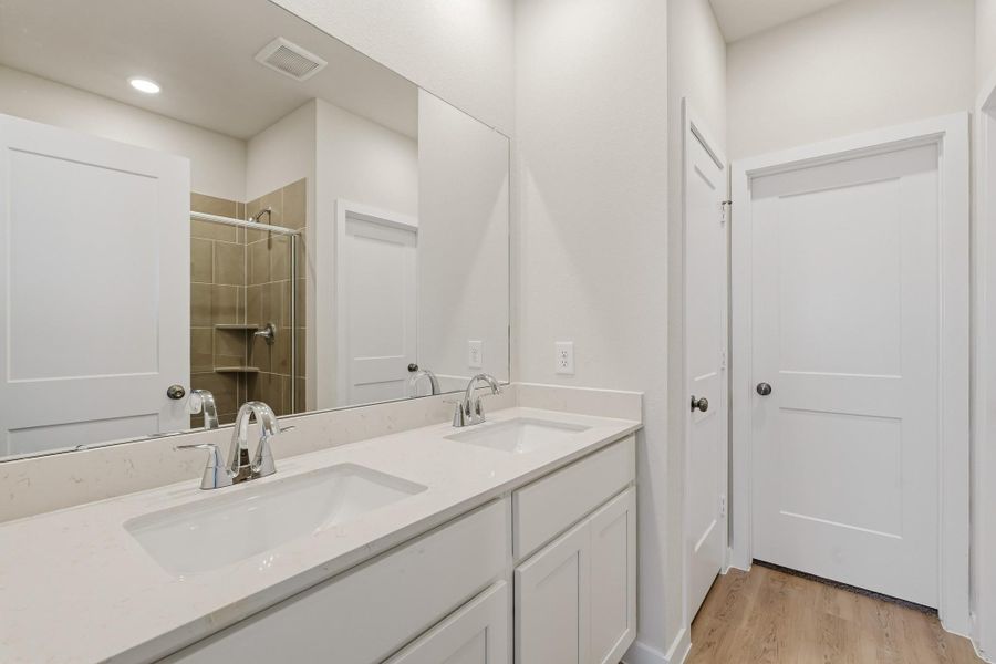 Furnished interior view inside a new home in Northpark South, Porter (Image 6).