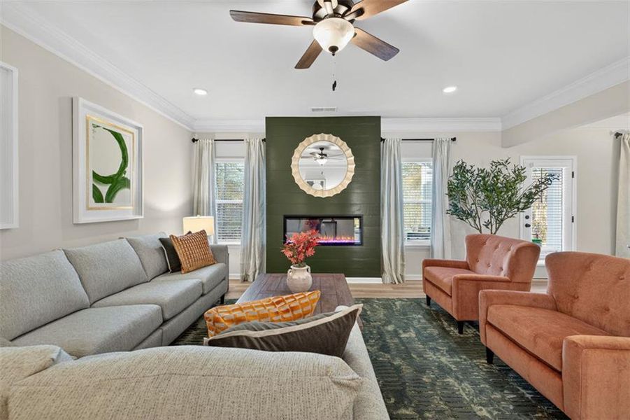Furnished interior view inside a new home in Jones Ridge, Dallas (Image 6).