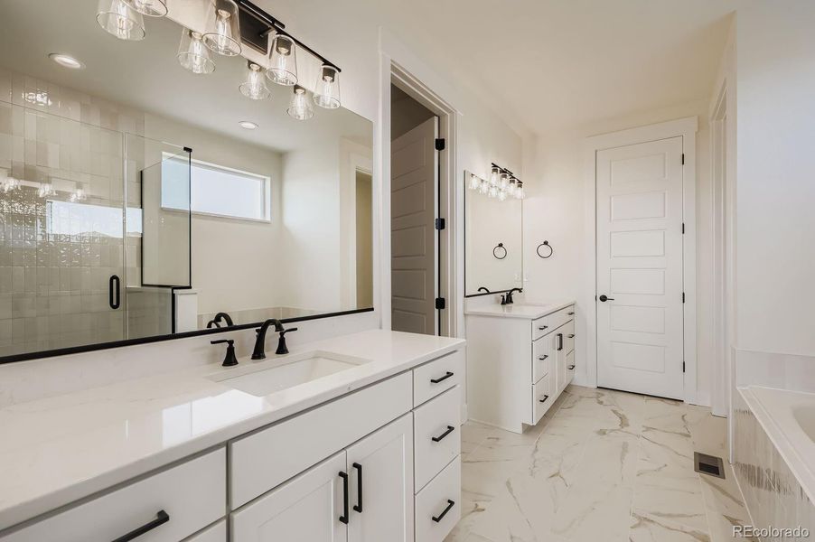 Furnished interior view inside a new home in Timber Ridge, Colorado Springs (Image 9).