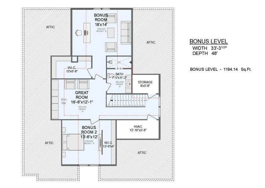 2D floor plan layout of this home in , Arden, NC (Image 3).