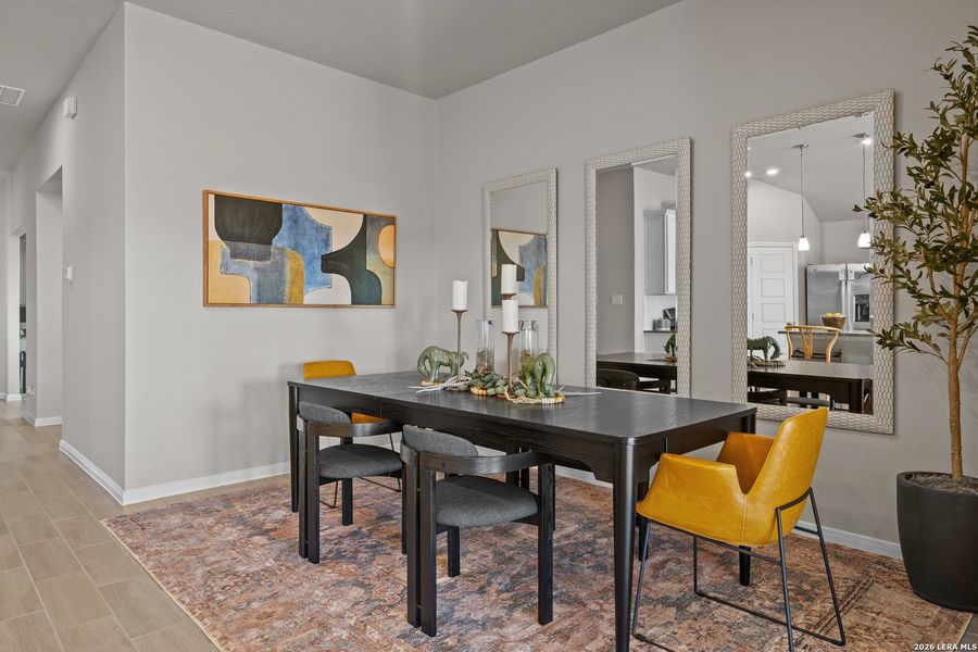 Furnished interior view inside a new home in Hunters Ranch, San Antonio (Image 15).
