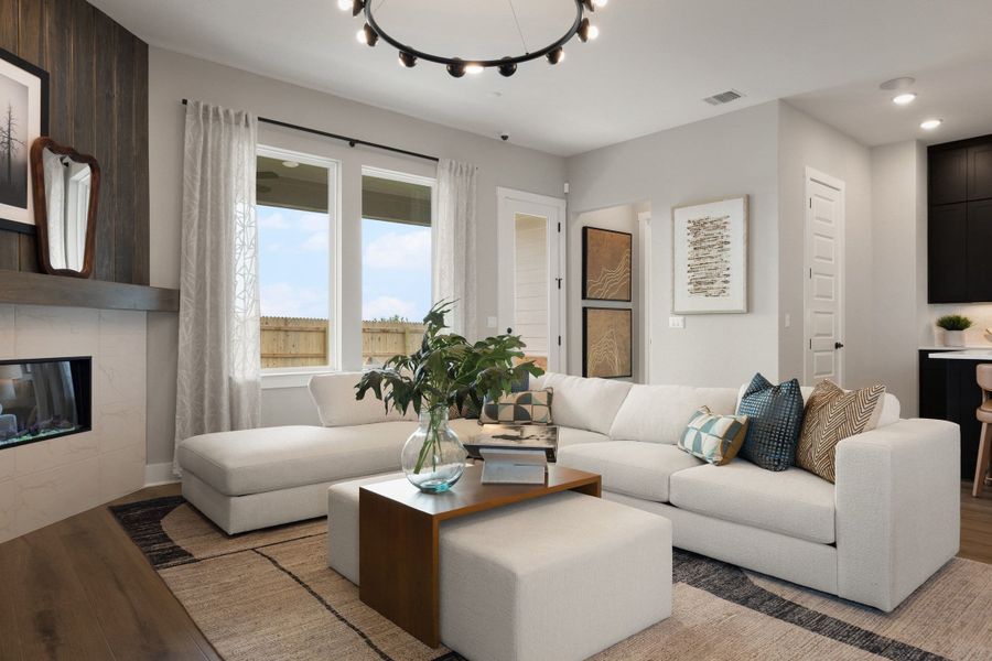 Furnished interior view inside a new home in Park Central, Georgetown (Image 20). Furnished interior view inside a new home in Park Central, Georgetown (Image 20).