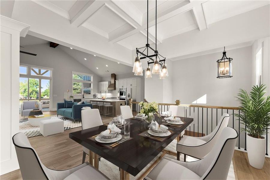 Furnished interior view inside a new home in , Demorest (Image 5).