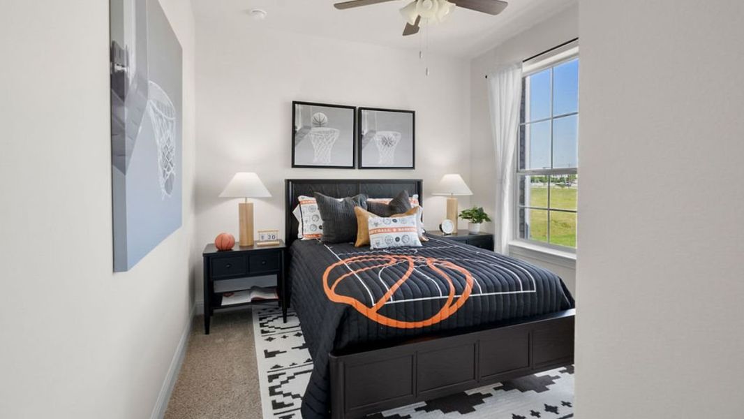 Representative furnished interior of a home built from the Saddlebrook by D.R. Horton in The Avenue, Allen (Image 17). Representative furnished interior of a home built from the Saddlebrook by D.R. Horton in The Avenue, Allen (Image 17).