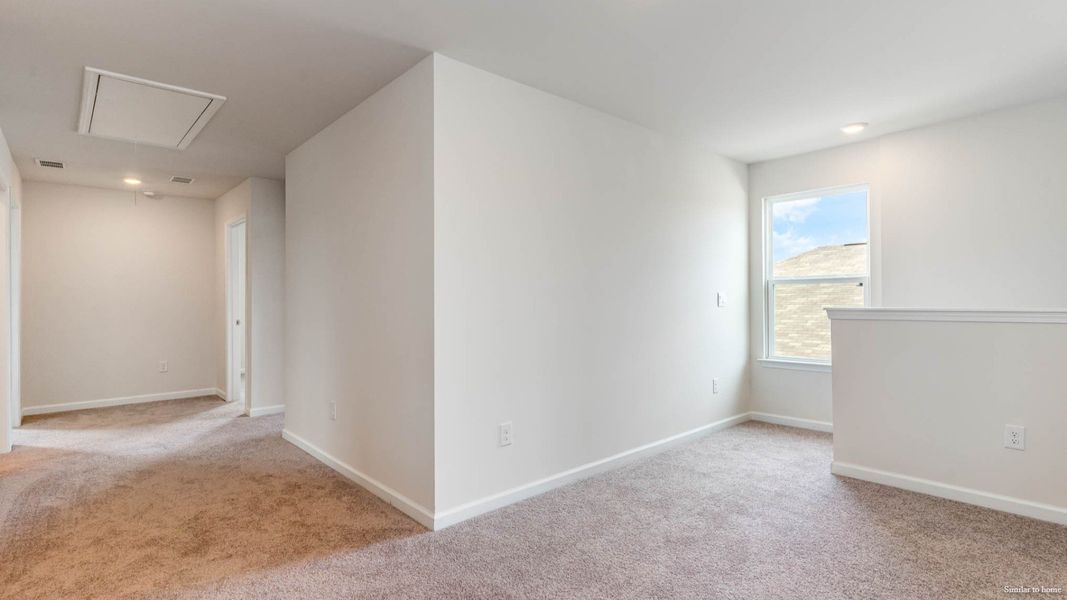 Spacious, unfurnished interior of a new home in The Haven at Indigo Preserve, Leland (Image 25). Spacious, unfurnished interior of a new home in The Haven at Indigo Preserve, Leland (Image 25).