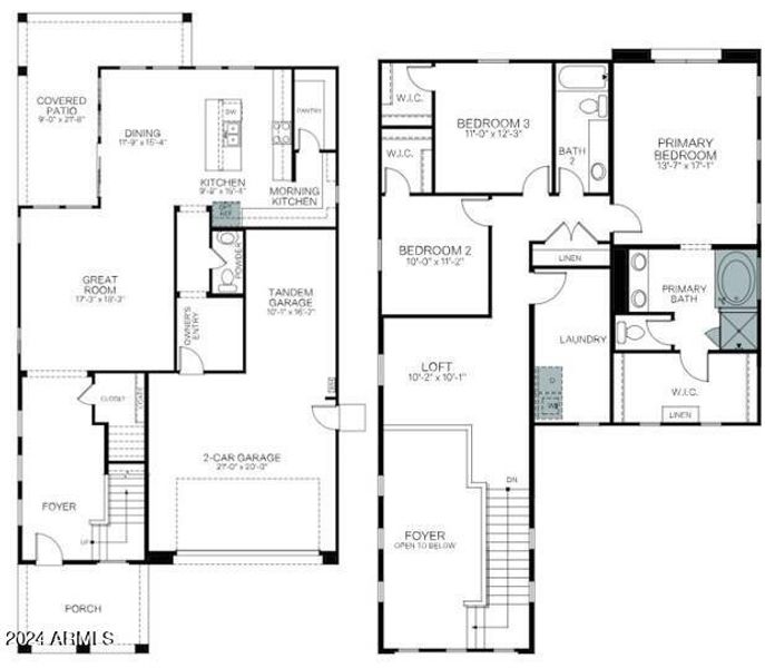 Sapphire Floorplan (Tub-Shower)