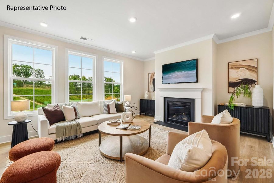 Furnished interior view inside a new home in Avalon of Gastonia, Gastonia (Image 23).