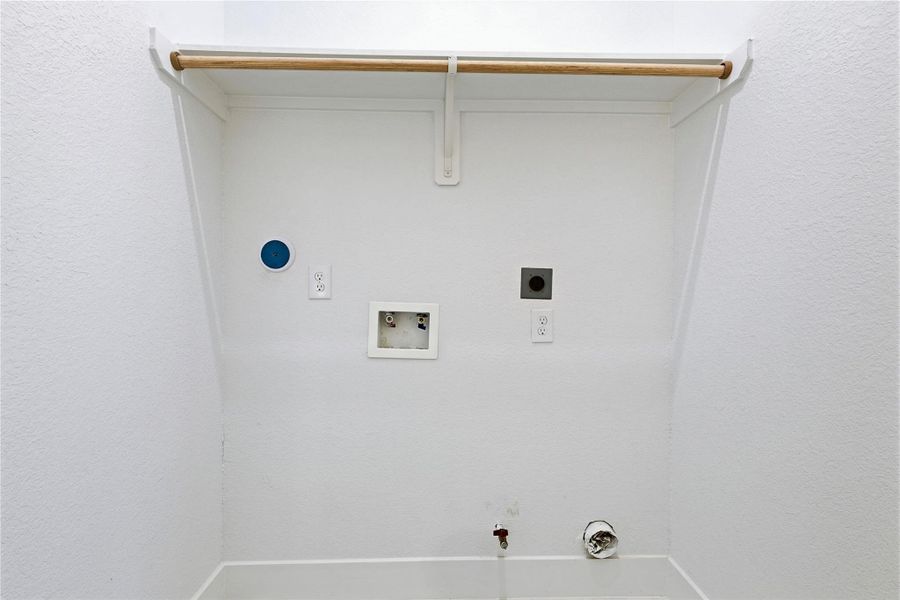 Washer and dryer included . will be install prior to closing