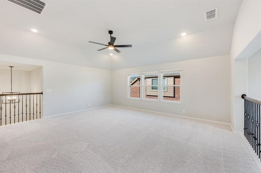 Spacious, unfurnished interior of a new home in Devonshire Classic 60-65, Forney (Image 34).