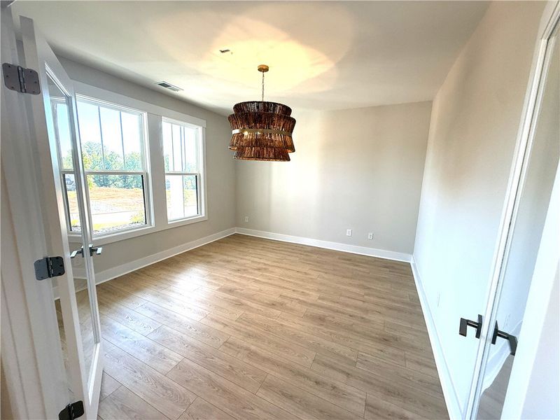 This versatile room features ample natural light a