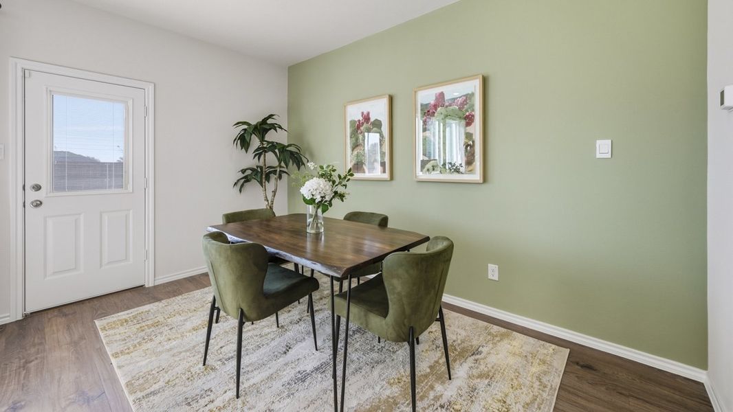 Representative furnished interior of a home built from the Justice by D.R. Horton in Arbor Trails South, Princeton (Image 14).