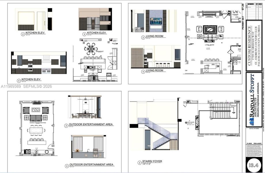 2D floor plan layout of this home in , Boca Raton, FL (Image 7).