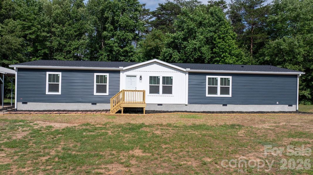 30 year roof, vinyl siding and insulated windows.