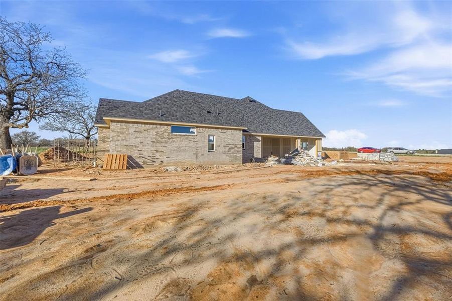 In-progress construction of a new home in , Decatur, TX (Image 3).