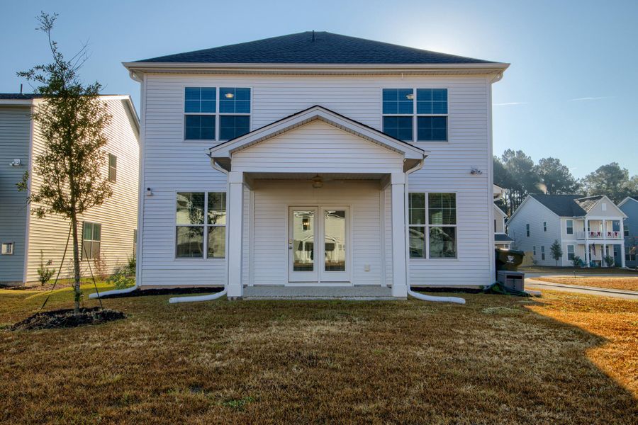 Exterior details and patio area of a home in Six Oaks, Summerville (Image 32). Exterior details and patio area of a home in Six Oaks, Summerville (Image 32).