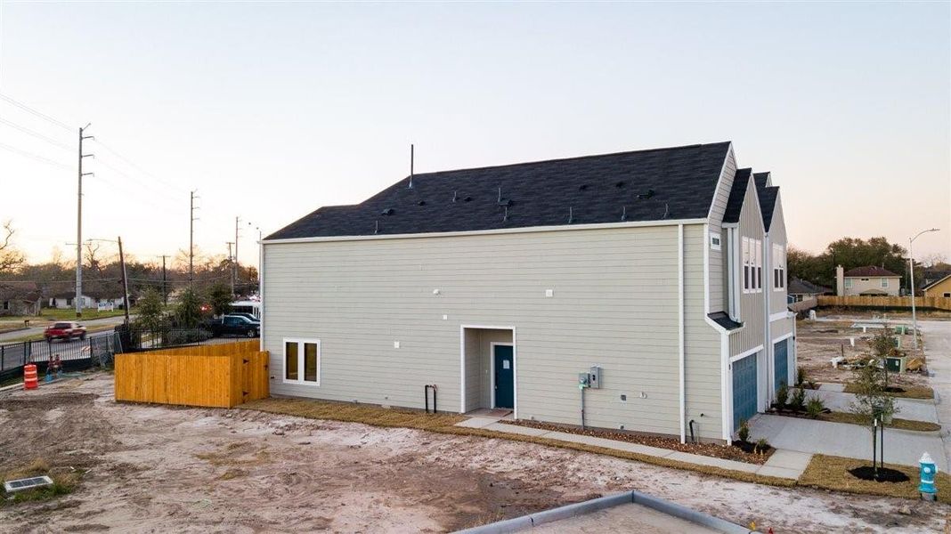 Exterior details and patio area of a home in , Houston (Image 3).