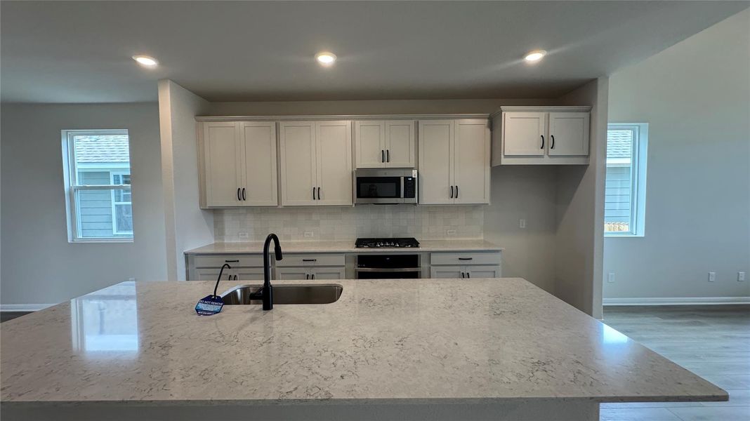Furnished interior view inside a new home in Cannon Ranch 40s, Dripping Springs (Image 9). Furnished interior view inside a new home in Cannon Ranch 40s, Dripping Springs (Image 9).