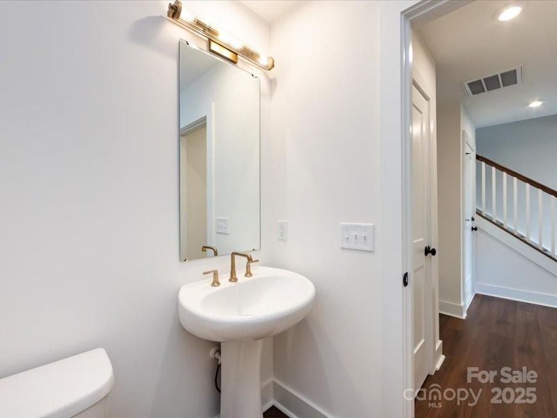 First Floor Powder with Gold Finishes