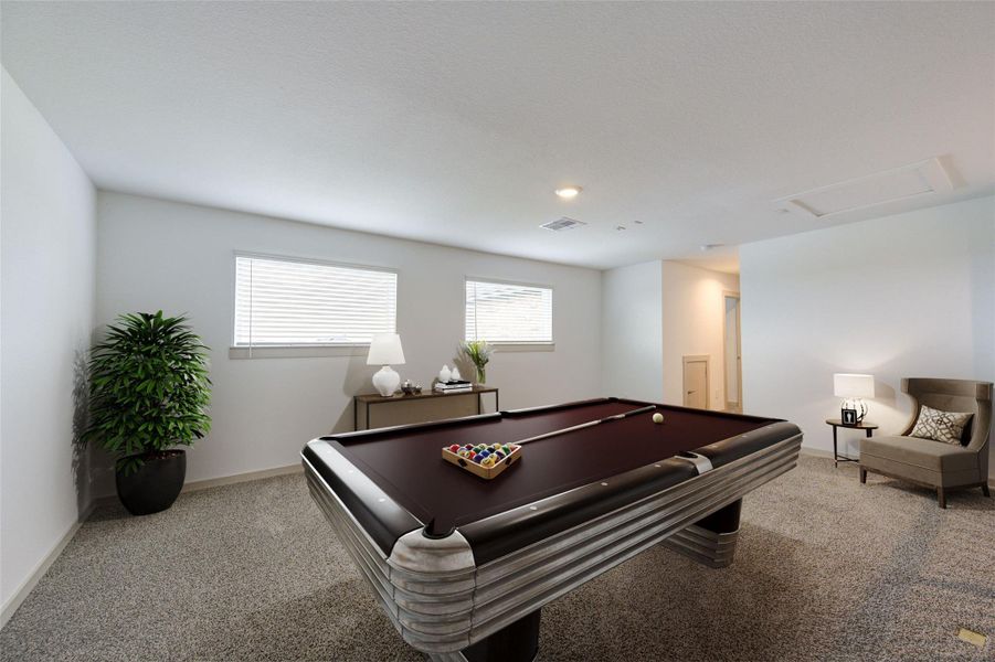 Furnished interior view inside a new home in , Katy (Image 13).