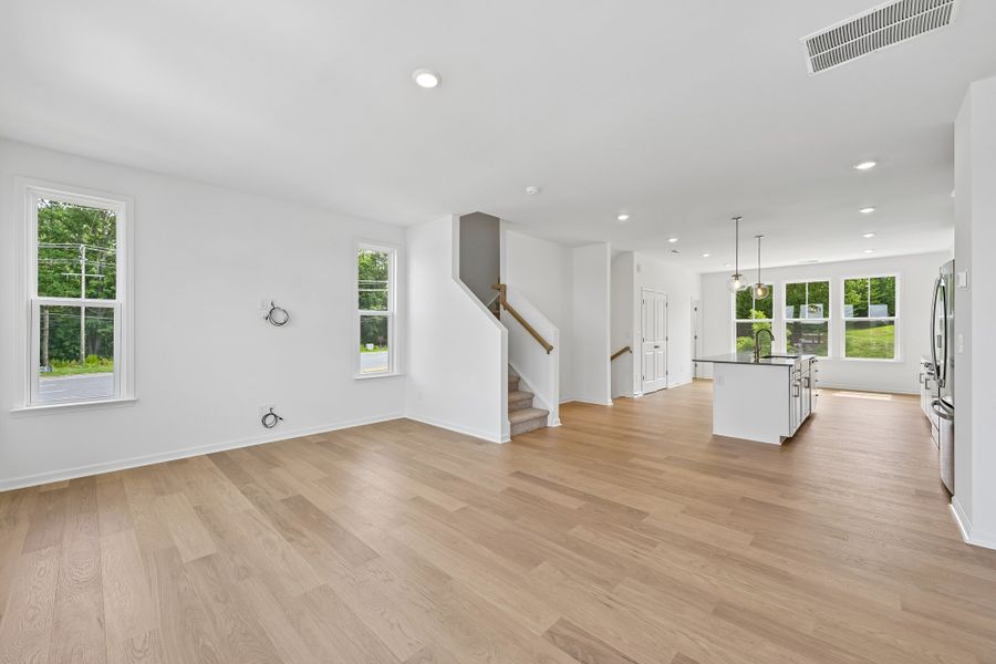 Spacious, unfurnished interior of a new home in Senata at Research Park, Charlotte (Image 24). Spacious, unfurnished interior of a new home in Senata at Research Park, Charlotte (Image 24).