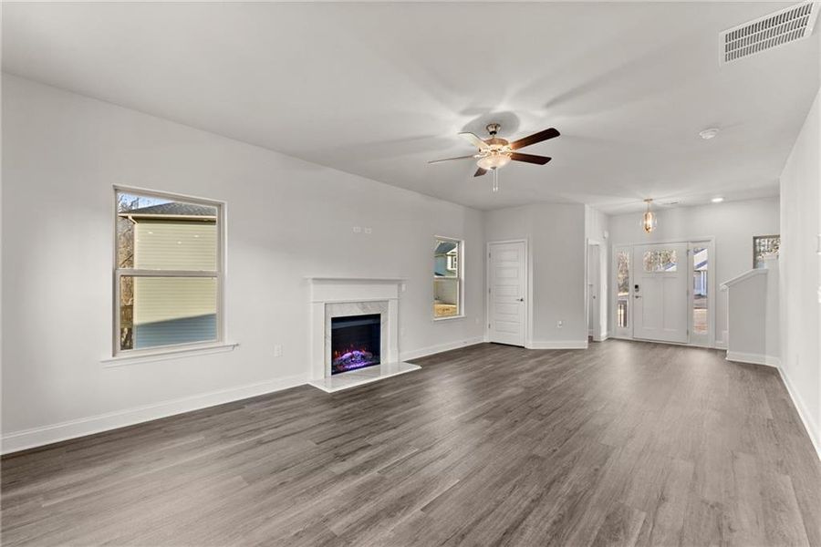 Spacious, unfurnished interior of a new home in Magnolia Villas, Cornelia (Image 19).