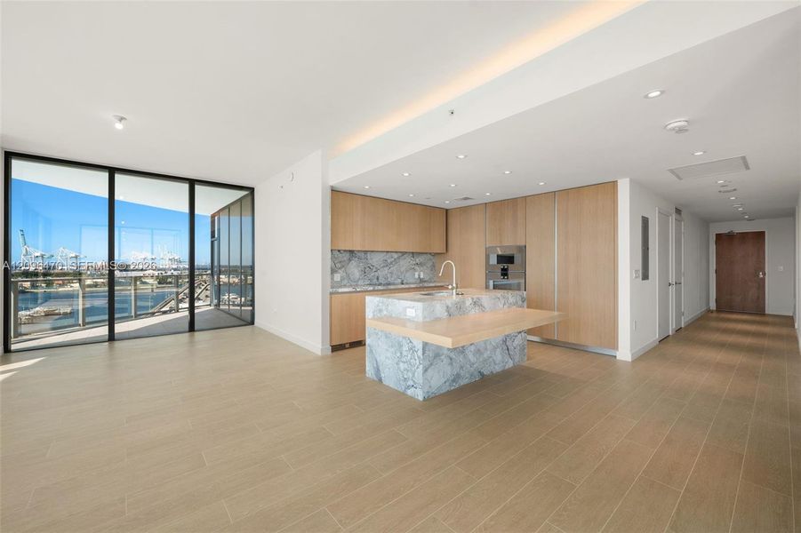 Furnished interior view inside a new home in , Miami Beach (Image 13).
