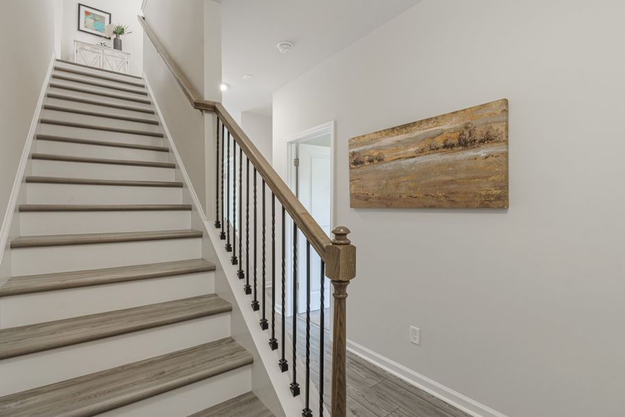 Representative unfurnished interior of a home built from the Adger by Hurricane Builders in Amber Hill, West Columbia (Image 21).