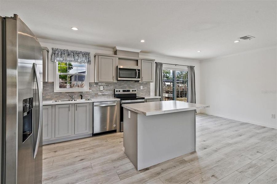Furnished interior view inside a new home in , North Fort Myers (Image 7).