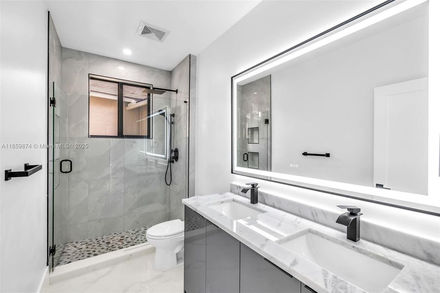 Furnished interior view inside a new home in , Weston (Image 9).