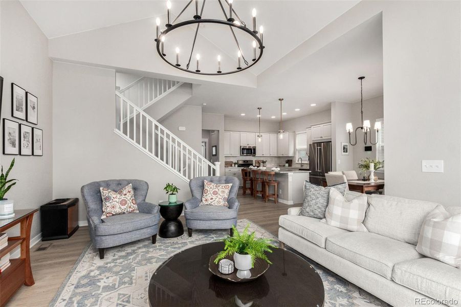 Furnished interior view inside a new home in , Broomfield (Image 15). Furnished interior view inside a new home in , Broomfield (Image 15).