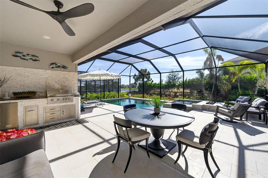 Exterior details and patio area of a home in , Lakewood Ranch (Image 31).