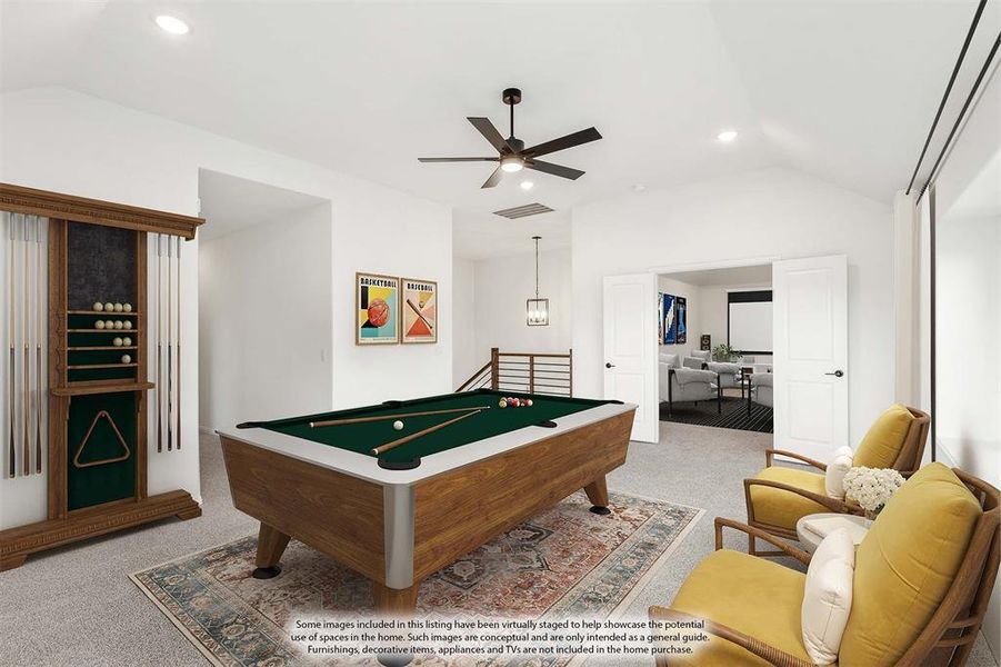 Furnished interior view inside a new home in West Crossing, Anna (Image 17). Furnished interior view inside a new home in West Crossing, Anna (Image 17).