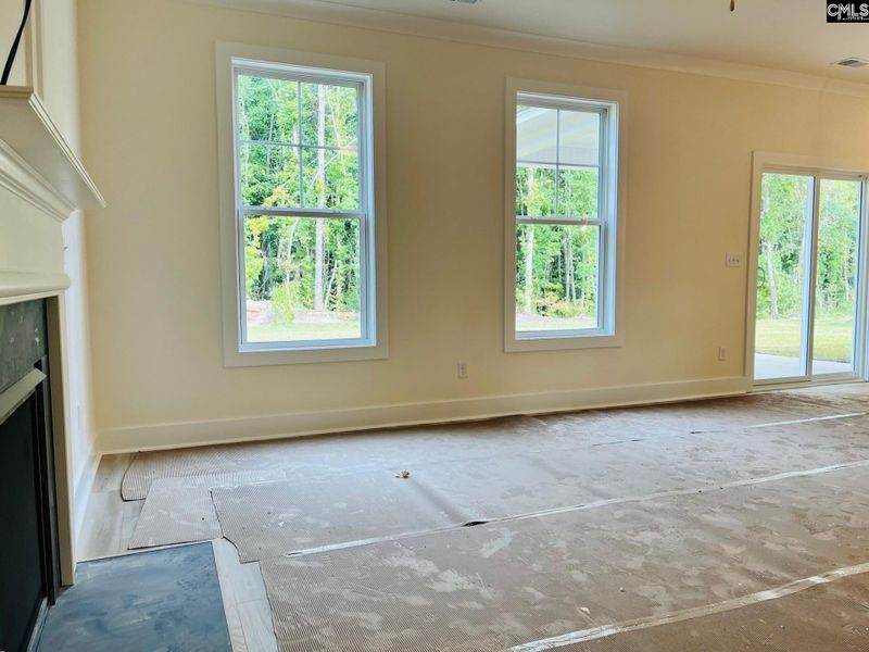 In-progress construction of a new home in Blythewood Farms, Blythewood, SC (Image 40).