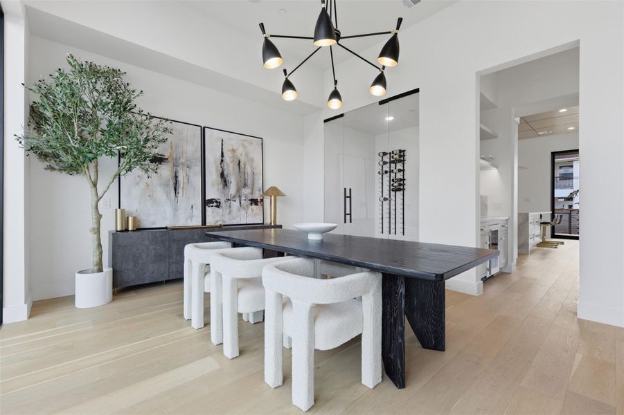 Furnished interior view inside a new home in , Bellaire (Image 6).