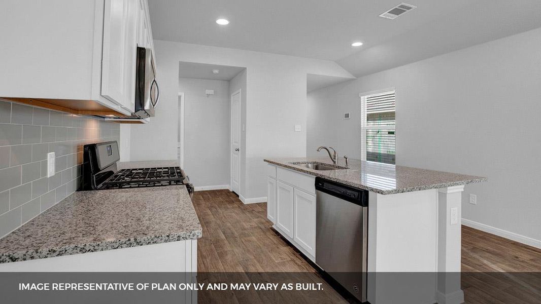 Furnished interior view inside a new home in Southgrove, Kyle (Image 8).
