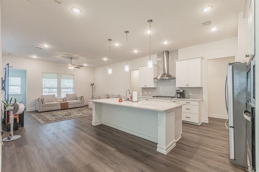 Furnished interior view inside a new home in Westside Preserve, Midlothian (Image 10).
