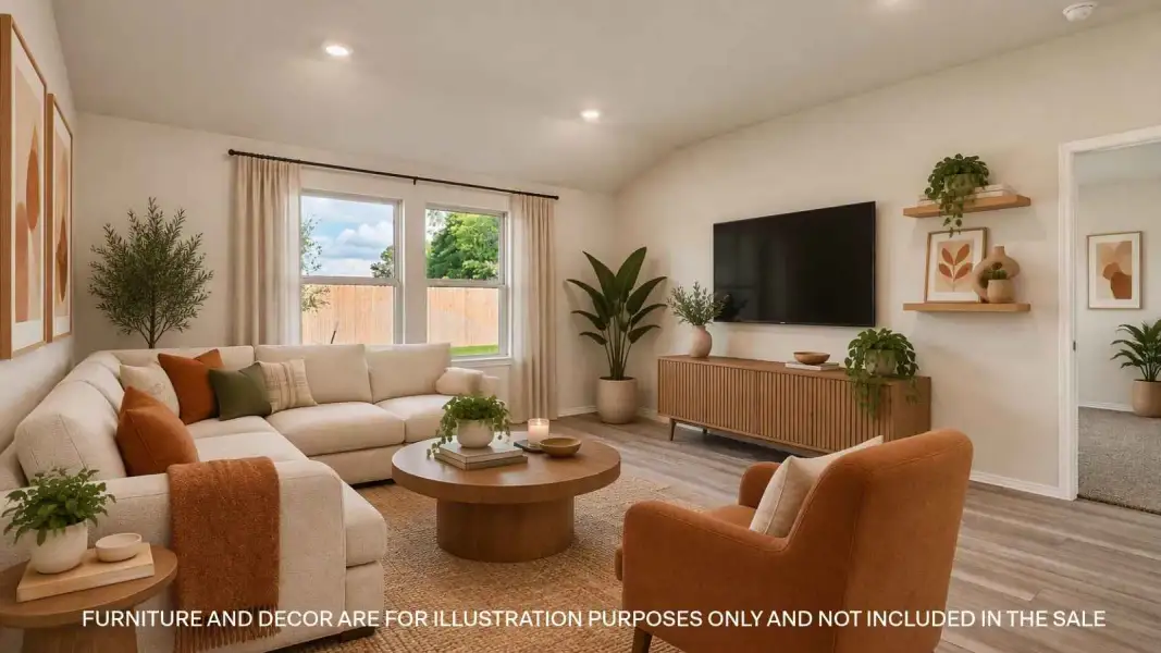 Furnished interior view inside a new home in Knox Landing, Bryan (Image 7).