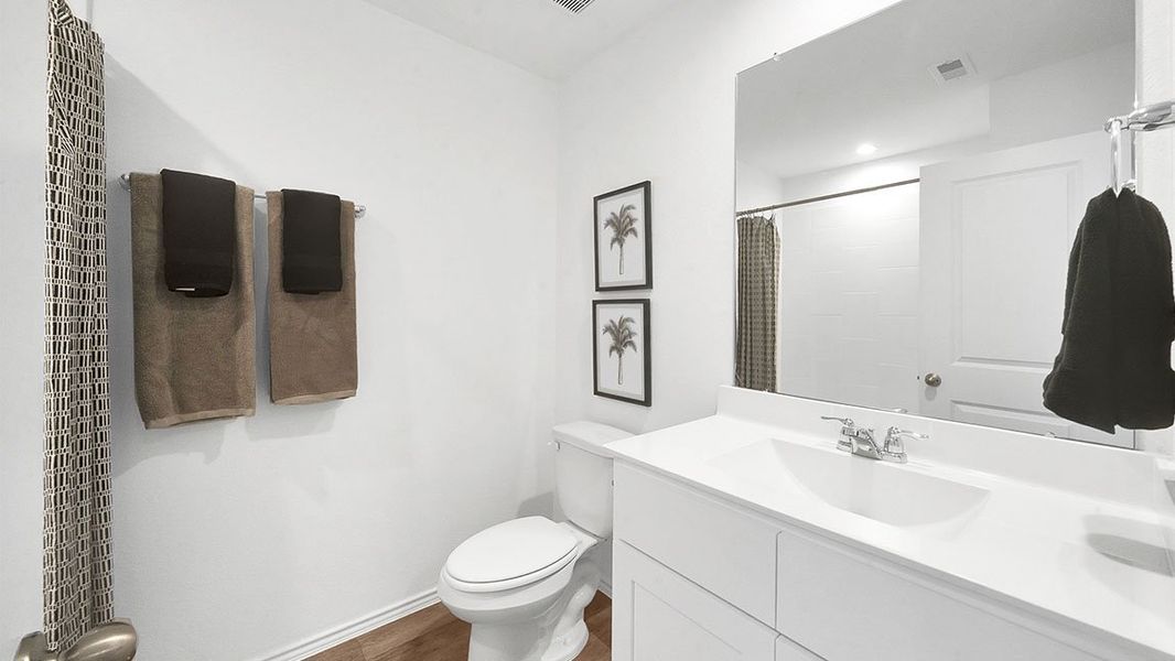 Furnished interior view inside a new home in Tamarron, Fulshear (Image 8).