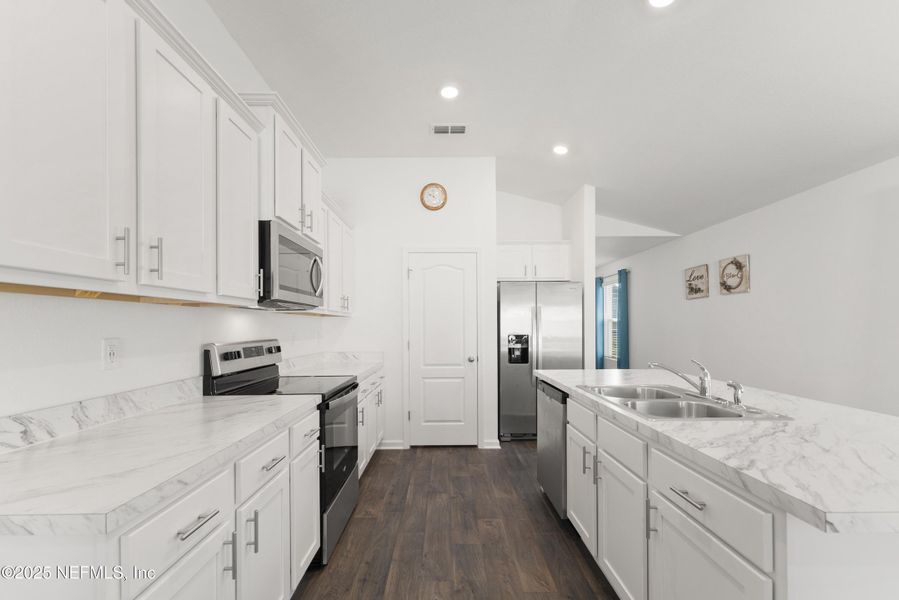 Furnished interior view inside a new home in The Arbors, Jacksonville (Image 12). Furnished interior view inside a new home in The Arbors, Jacksonville (Image 12).